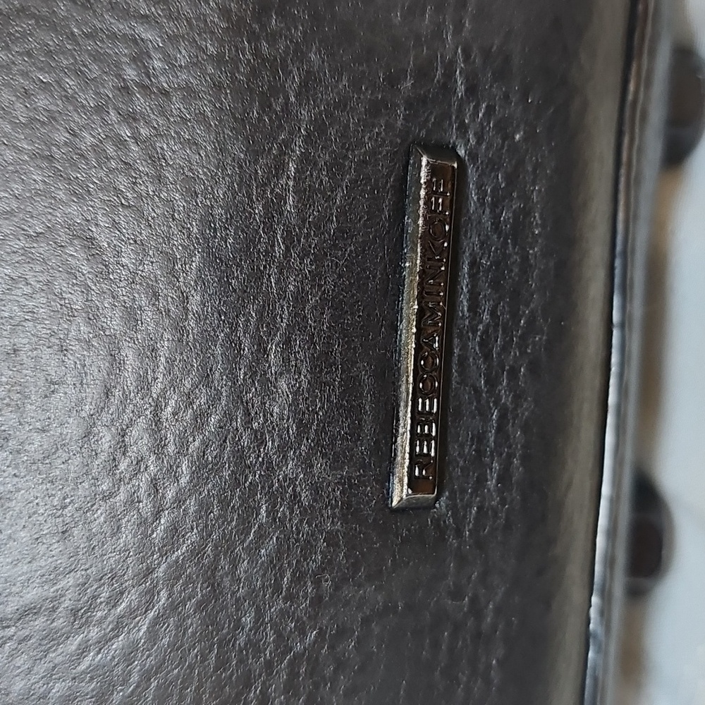 Rebecca Minkoff Black Leather Crossbody Bag Good Condition - Picture 2 of 12